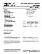 DataSheet ADR827 pdf